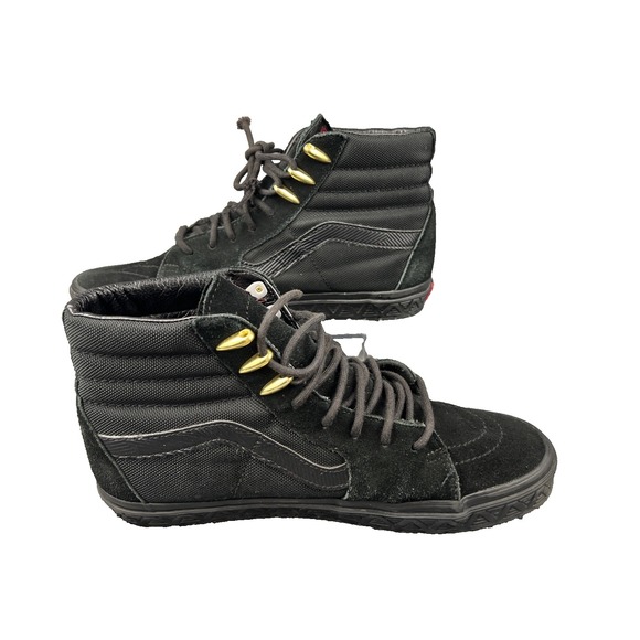Vans x Marvel Black Panther Men's 10.5 Women's 12 2018 SK8-Hi Shoes Black Unisex - Picture 1 of 9
